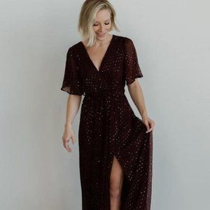Burgundy Maxi Dress